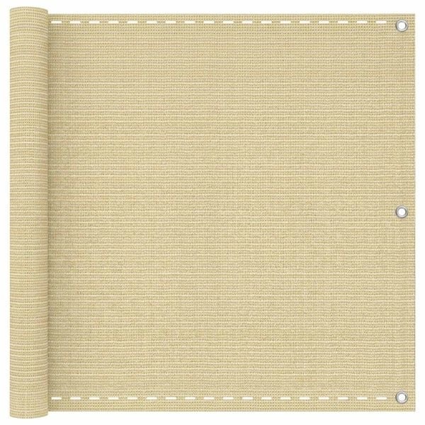 Vidaxl Balkonsichtschutz Beige M (90x1200cm) - 32% Rabatt