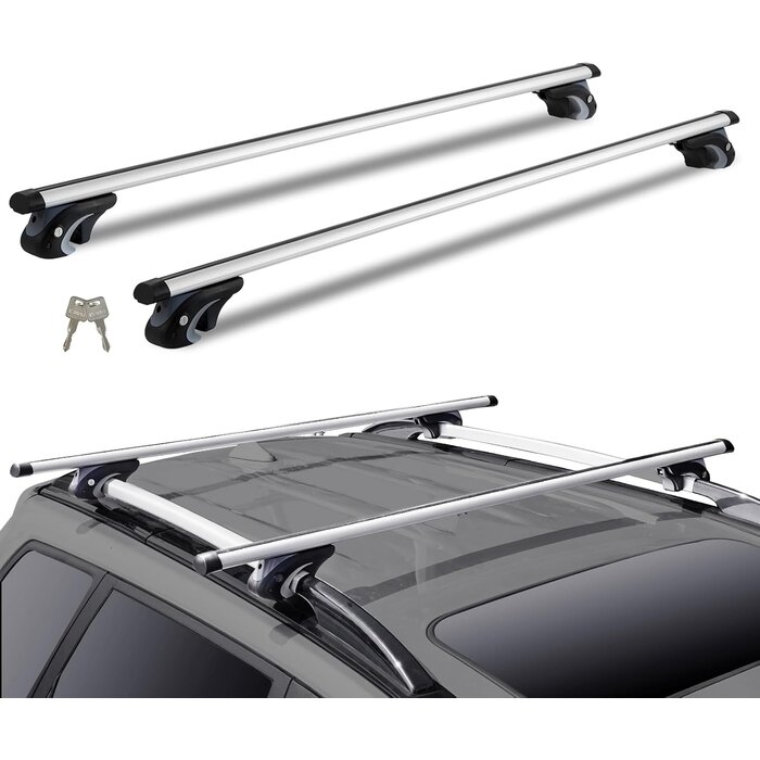 Universelle Dachträger 120 cm - 33% Rabatt auf Aluminium-Querträger
