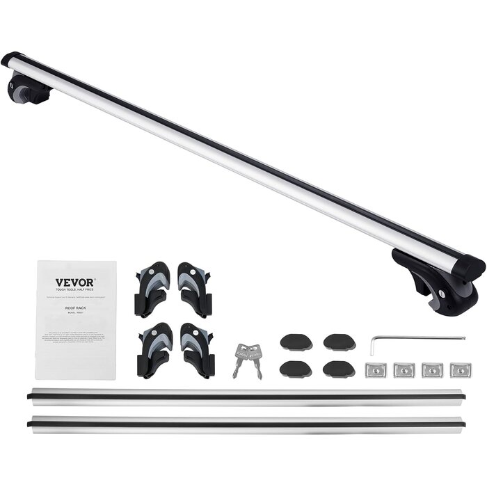 Universelle Dachträger 120 cm - 33% Rabatt auf Aluminium-Querträger