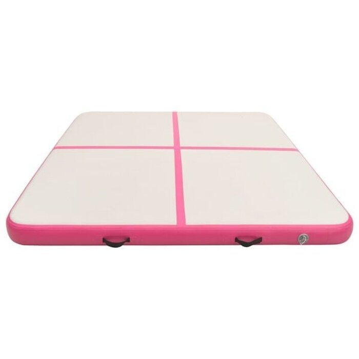 Vidaxl Aufblasbare Gymnastikmatte 200x200x10 cm, Rosa - 35% Rabatt