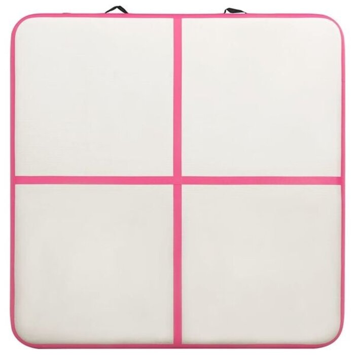 Vidaxl Aufblasbare Gymnastikmatte 200x200x10 cm, Rosa - 35% Rabatt