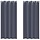 Verdunkelungsvorhänge 2er Set, Antrazit, 260x140 cm - 30% Rabatt