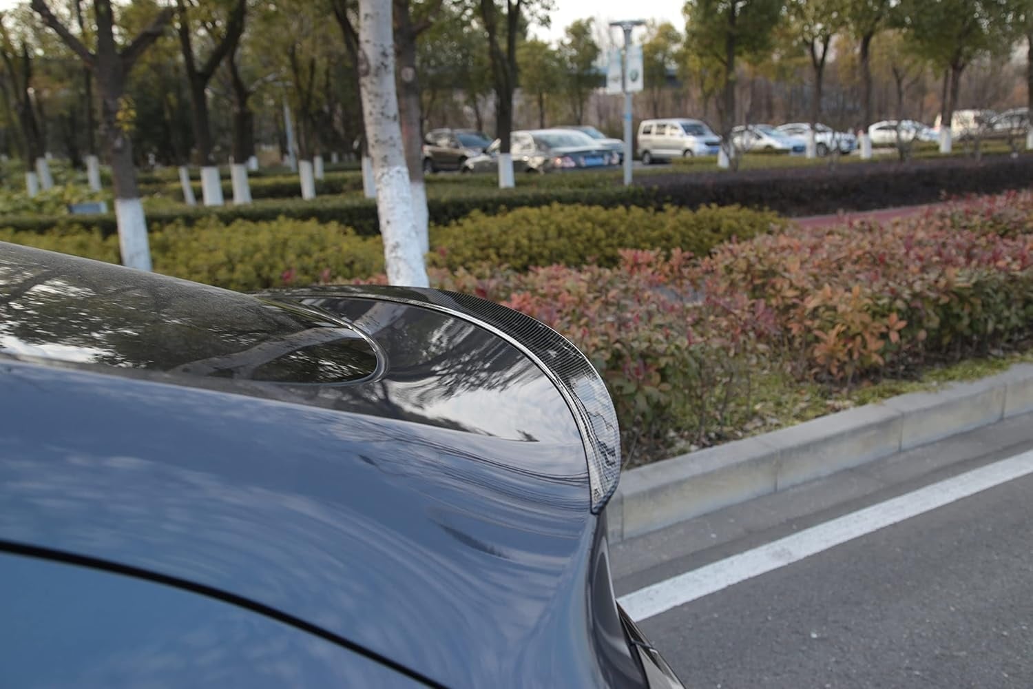Heckspoiler Carbon-Optik glänzend passend für Tesla Model 3 (2017-2023) 77% Rabatt