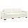3-Sitzer Sofa Samt Crème 220 cm - 35% Rabatt