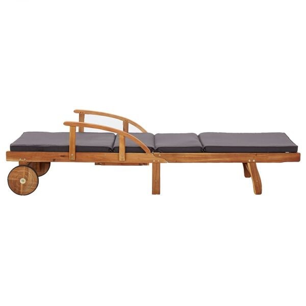Vidaxl Gartenliege aus massivem Akazienholz - 35% Rabatt