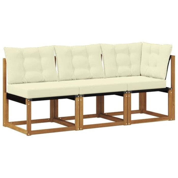 Vidaxl 3-tlg. Gartenmöbel Set aus Akazienholz - Natur - 35% Rabatt