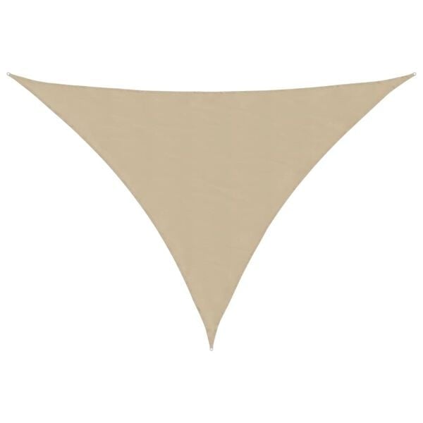 Vidaxl Sonnensegel Dreieck 3,5x3,5x4,9m Beige - 31% Rabatt - Ausgepackt