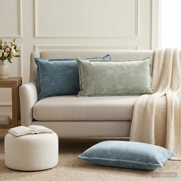Vidaxl Chenille Kissenbezug-Set 40 x 80 cm, Grün - 31% Rabatt