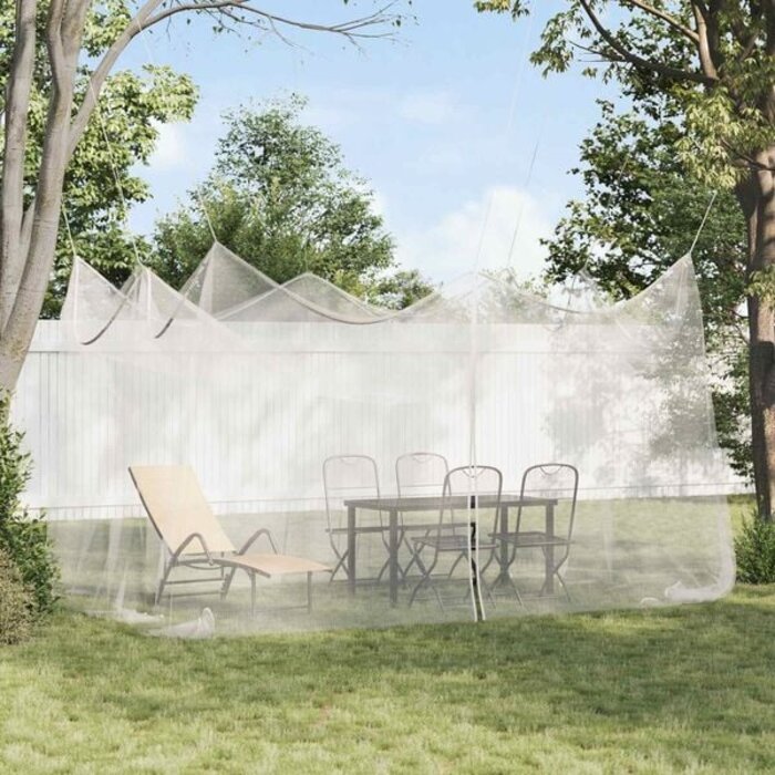 Vidaxl Garten-Moskitonetz 3 x 4,5 x 2,5 m - Weiß - 32% Rabatt