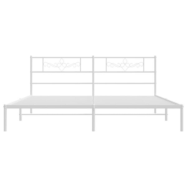 Metallbett 180x200 cm Weiß - Ausgepackt: 34% Rabatt