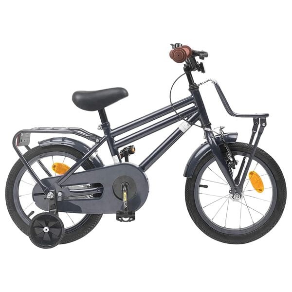 Kinderfahrrad 14 Zoll, Dunkelgrau - 35% Rabatt