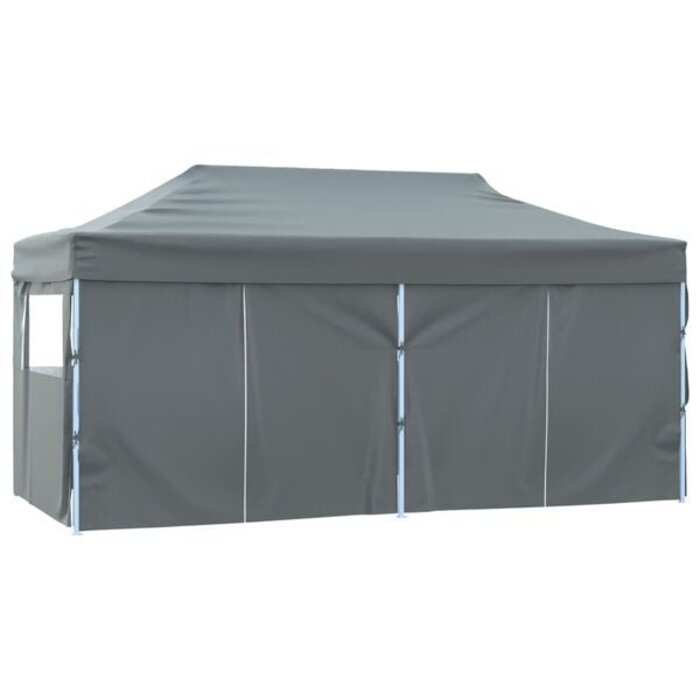 Vidaxl Faltbares Partyzelt 3x6 m Anthrazit - 35% Rabatt