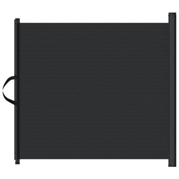Ausziehbares Haustier-Schutzgitter 102,5 x 125 cm Schwarz - 33% Rabatt