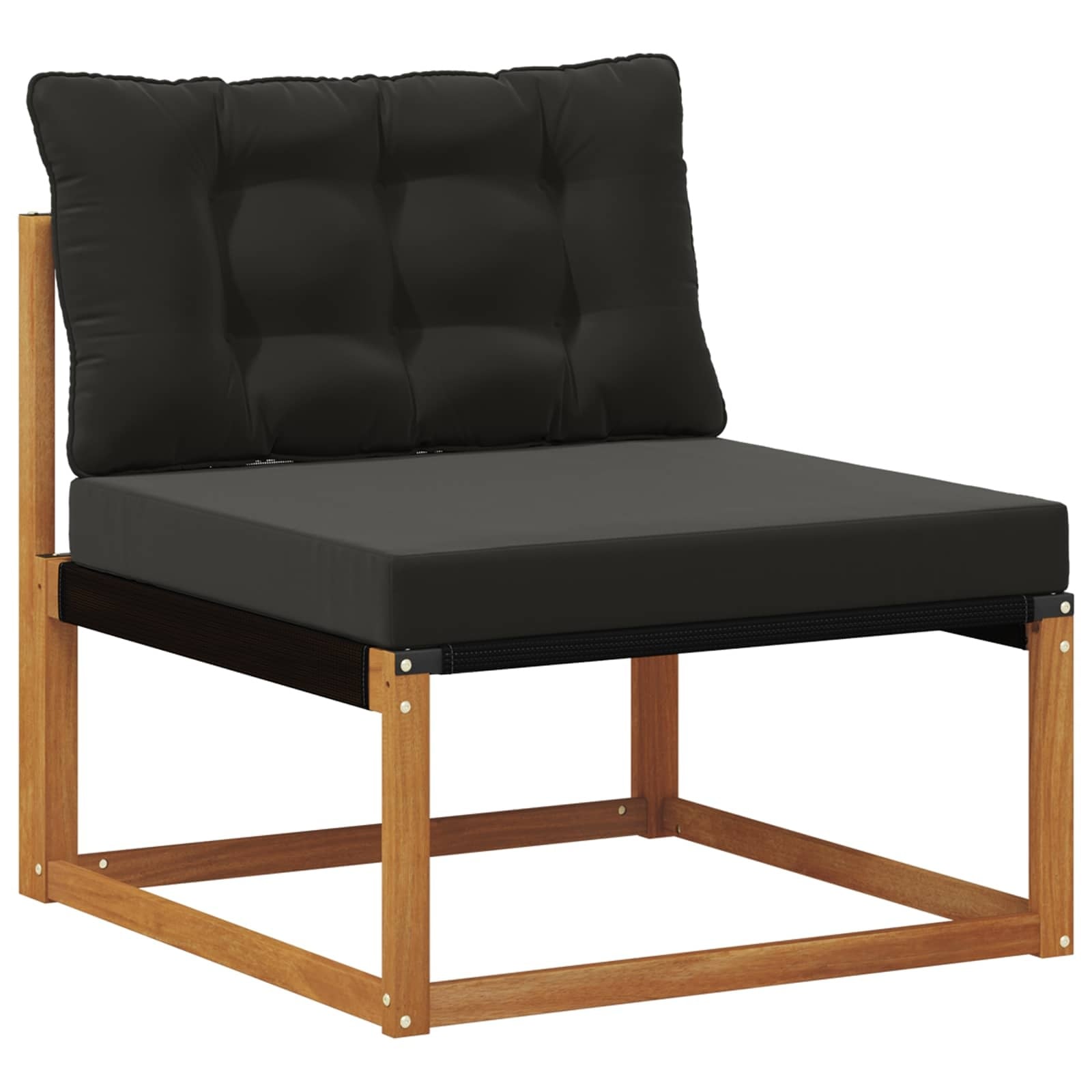 Garten-Mittelsofa Akazienholz Natur - 34% Rabatt