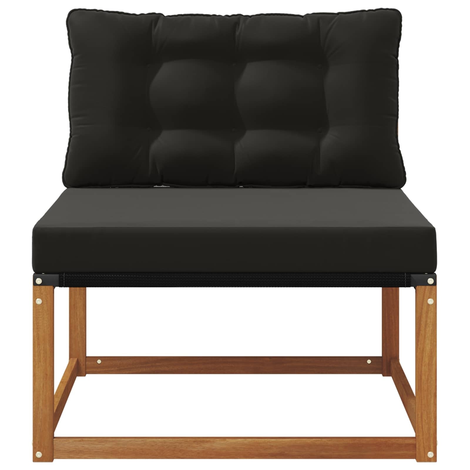 Garten-Mittelsofa Akazienholz Natur - 34% Rabatt