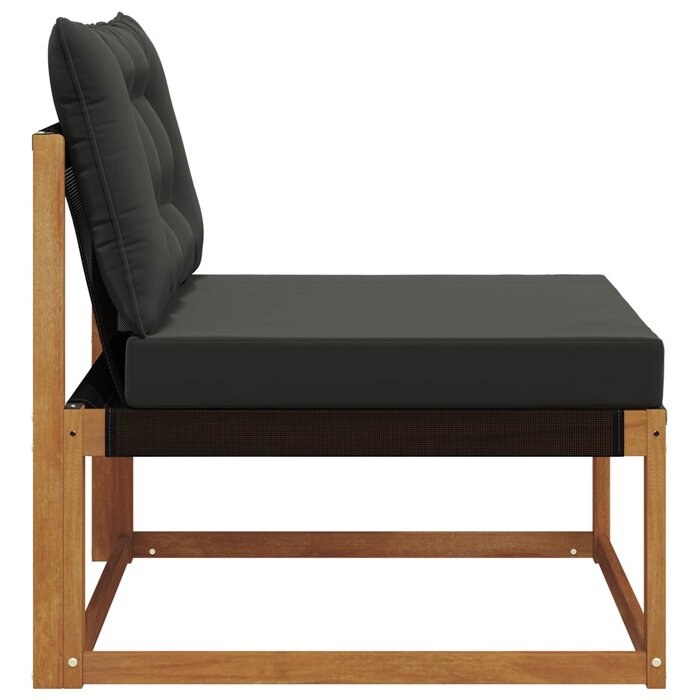 Garten-Mittelsofa Akazienholz Natur - 34% Rabatt