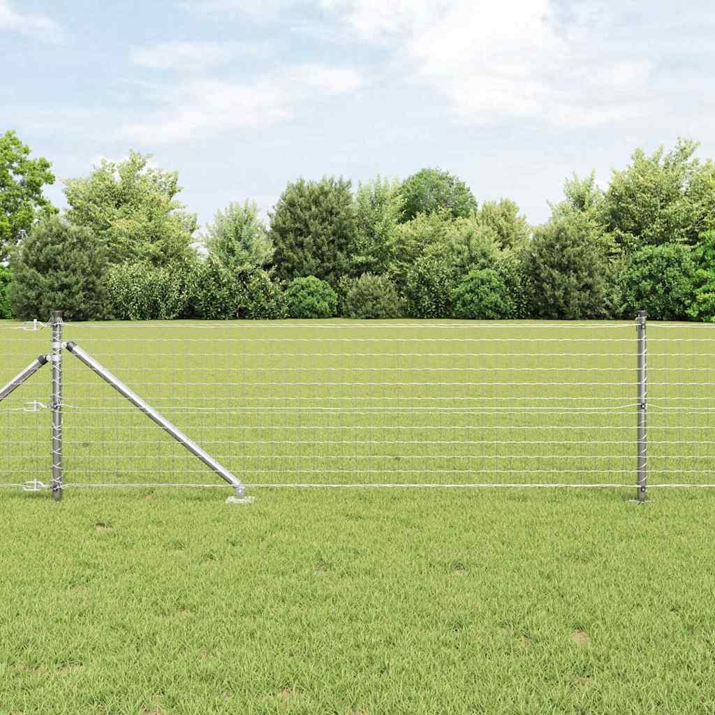 Vidaxl Zaunpfosten-Set 13-tlg. 60 cm verzinkter Stahl - 34% Rabatt