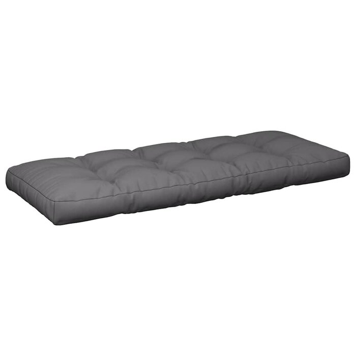 Palettenkissen 2er Set Anthrazit 150x60x12 cm - 34% Rabatt