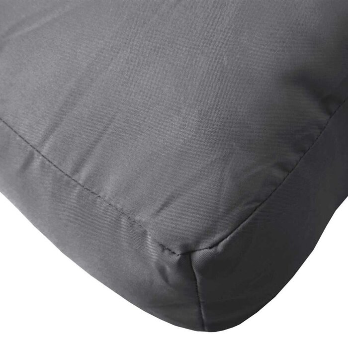 Palettenkissen 2er Set Anthrazit 150x60x12 cm - 34% Rabatt