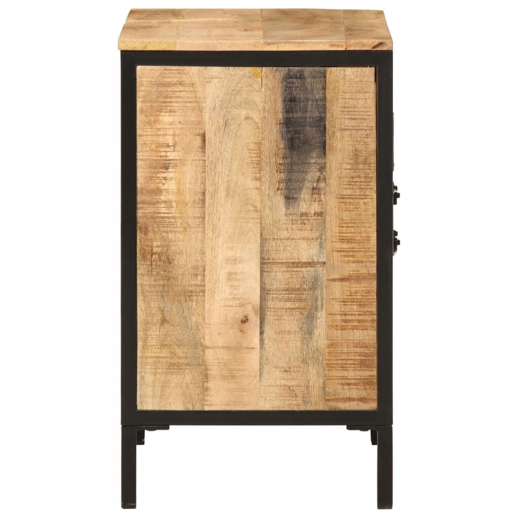 Waschtischunterschrank Mangoholz 55x35x60 cm - 34% Rabatt