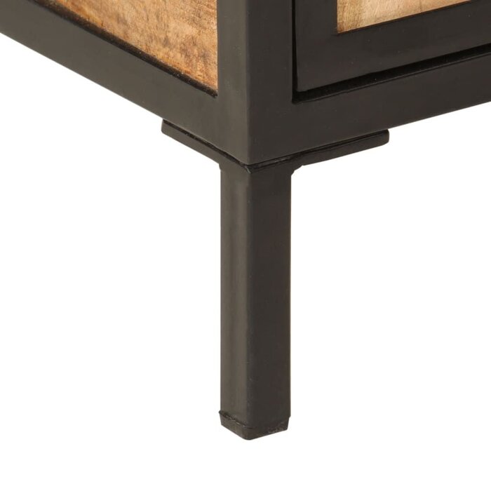 Waschtischunterschrank Mangoholz 55x35x60 cm - 34% Rabatt