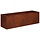 Pflanzkübel wetterfester Stahl 80x30x30cm rostfarben - 33% Rabatt