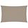 Rechteckiges Sonnensegel 4x7 m Taupe - 35% Rabatt - Ausgepackt