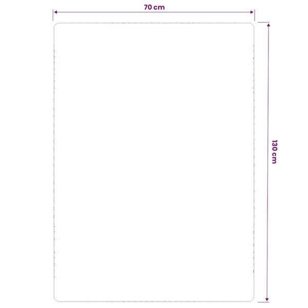 Vidaxl Jute-Teppich 70x130 cm Natur - 31% Rabatt