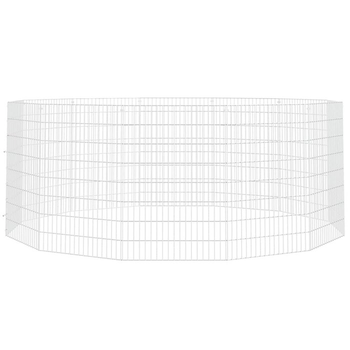 Freilaufgehege für Kleintiere, 12 Paneele, 54x80 cm - 33% Rabatt