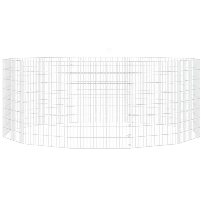 Freilaufgehege für Kleintiere, 12 Paneele, 54x80 cm - 33% Rabatt