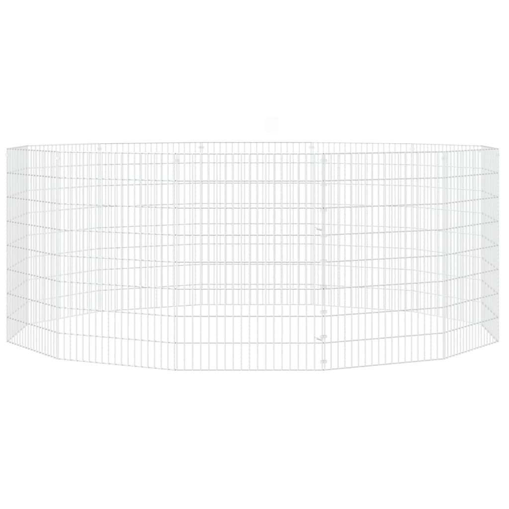 Freilaufgehege für Kleintiere, 12 Paneele, 54x80 cm - 33% Rabatt