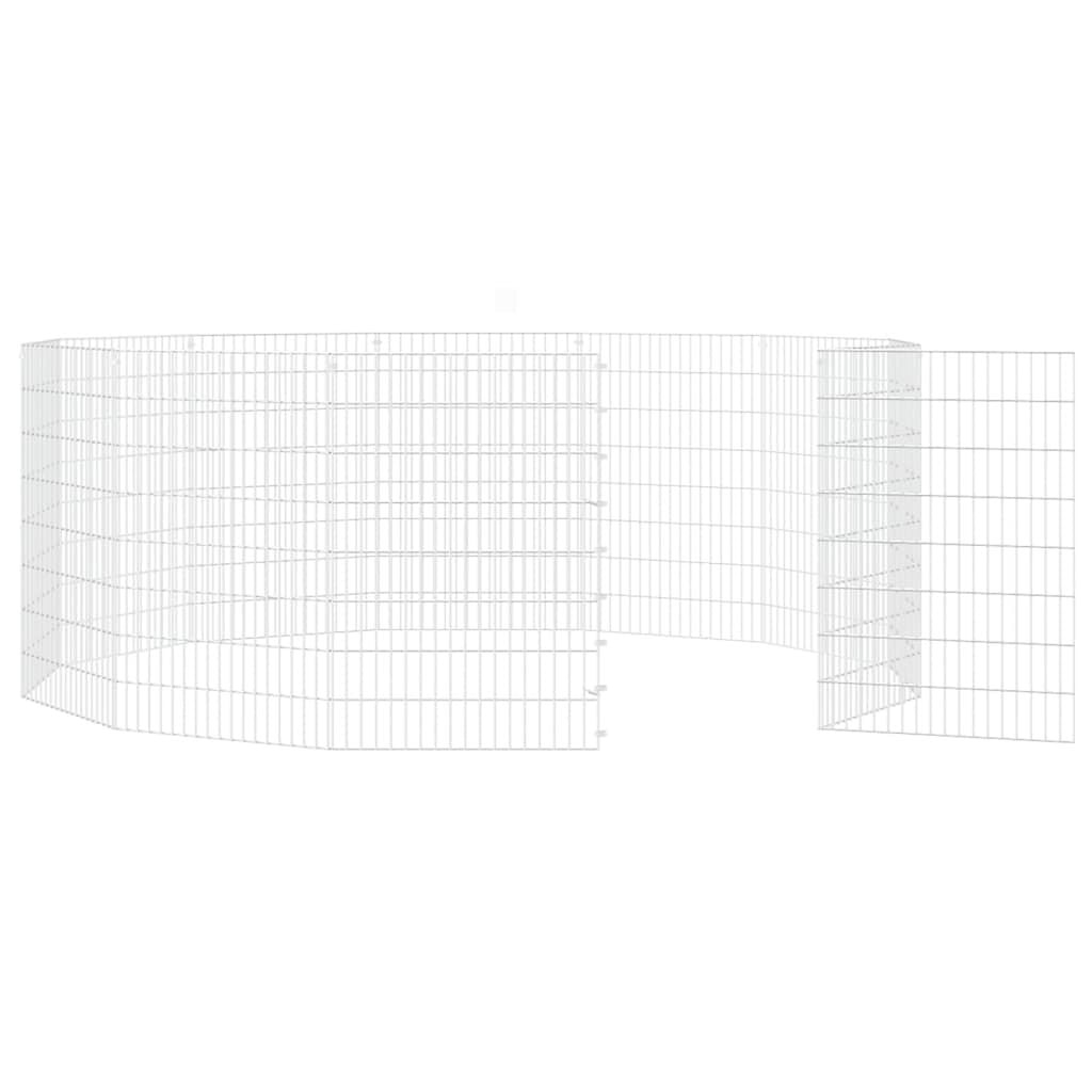 Freilaufgehege für Kleintiere, 12 Paneele, 54x80 cm - 33% Rabatt