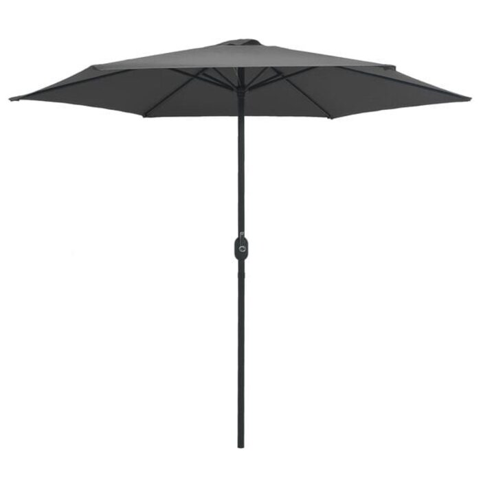 Vidaxl Sonnenschirm 270x246 cm Aluminium Anthrazit - 34% Rabatt