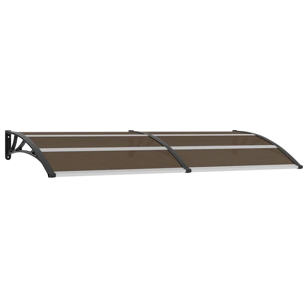 Vidaxl Türvordach 240x100 cm Polycarbonat Schwarz - 34% Rabatt
