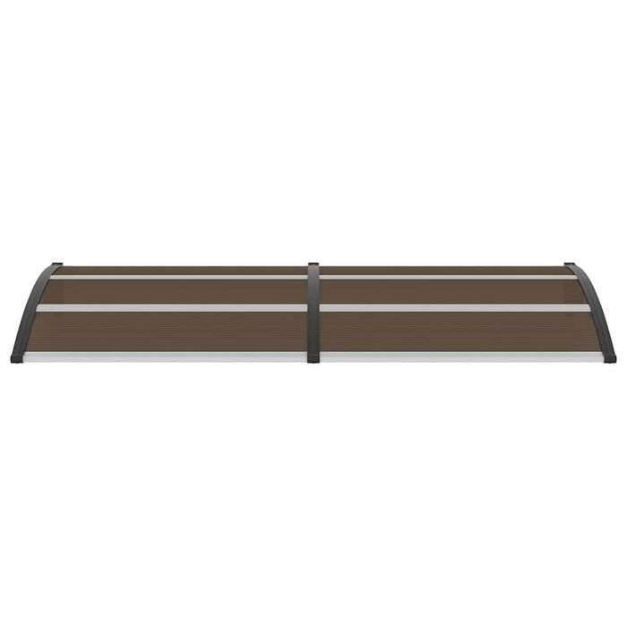 Vidaxl Türvordach 240x100 cm Polycarbonat Schwarz - 34% Rabatt