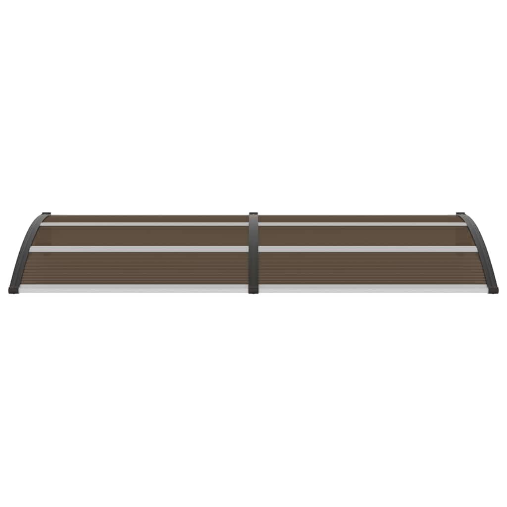 Vidaxl Türvordach 240x100 cm Polycarbonat Schwarz - 34% Rabatt