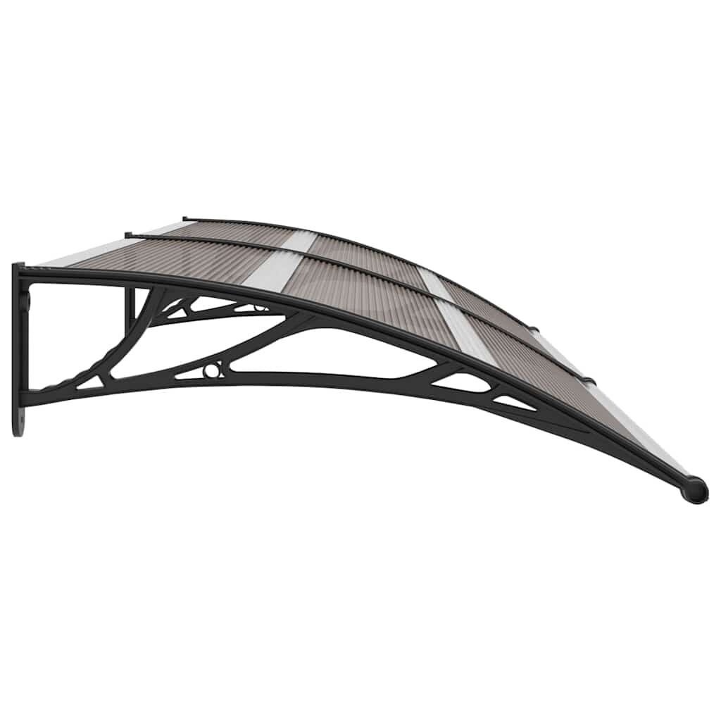 Vidaxl Türvordach 240x100 cm Polycarbonat Schwarz - 34% Rabatt