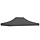 Partyzeltdach 4x3 m PVC-beschichtet Anthrazit - 32% Rabatt