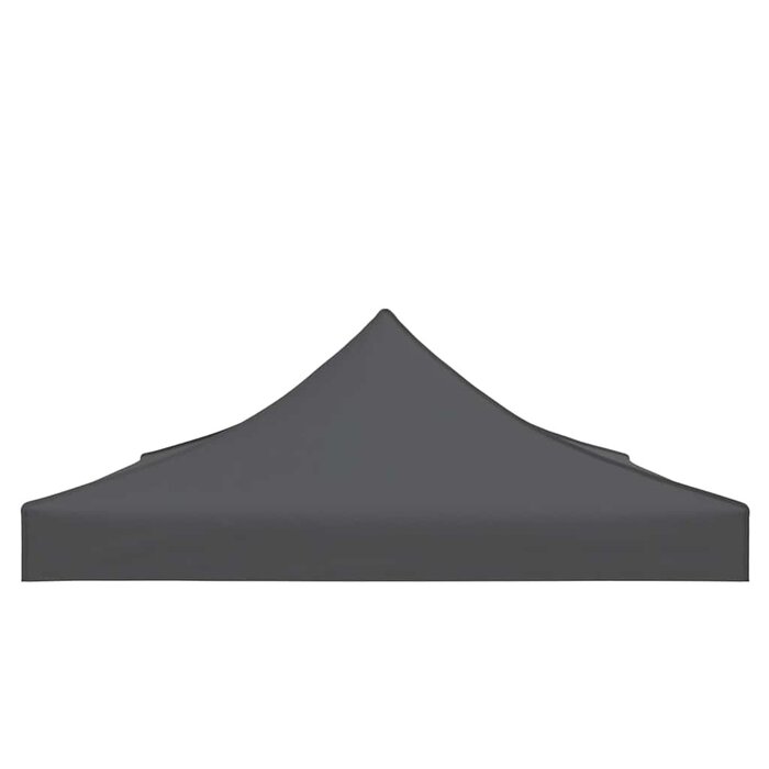 Partyzeltdach 4x3 m PVC-beschichtet Anthrazit - 32% Rabatt