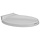 WC-Sitz oval, lichtgrau, 42,5 x 35 cm, Polypropylen - 30% Rabatt