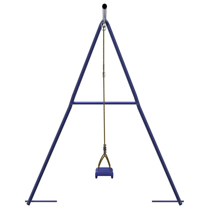 Vidaxl Kinderschaukel mit Gestell 194x185x188 cm Blau - 33% Rabatt
