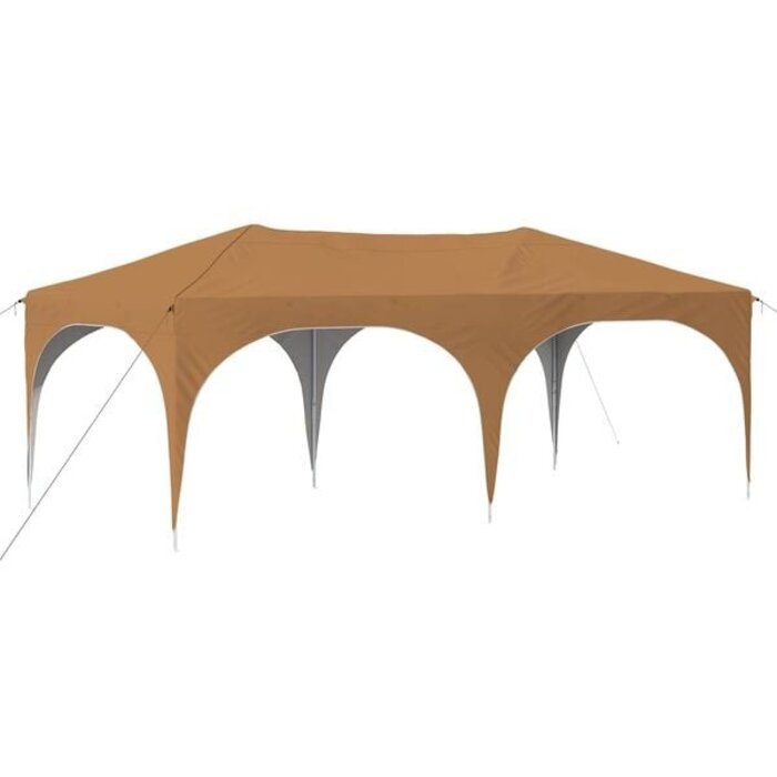 Pop-up Partyzelt 575 x 288 cm Beige - 35% Rabatt - Garten & Outdoor