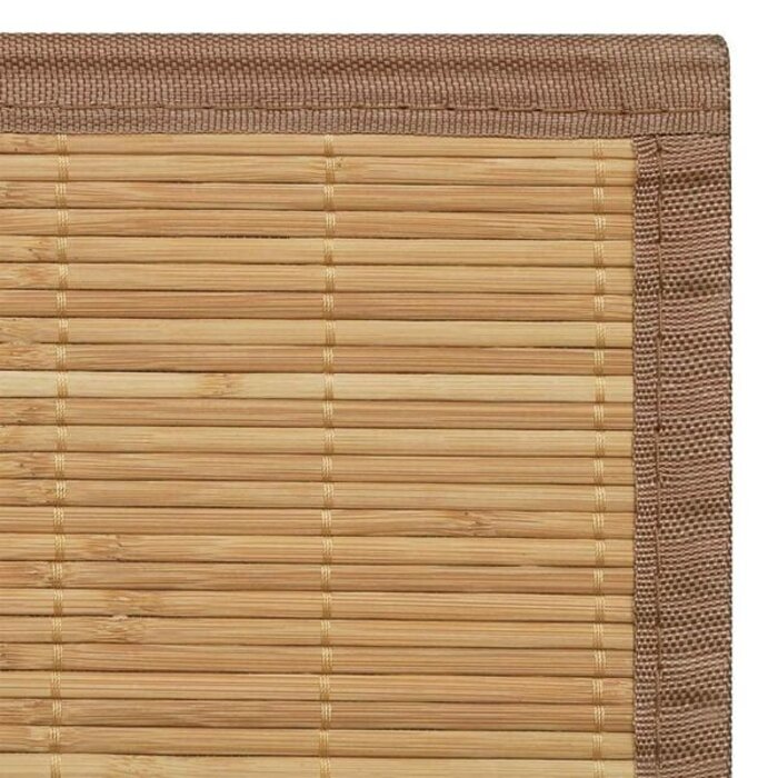 Bambusteppich rechteckig 120x180 cm braun - 32% Rabatt