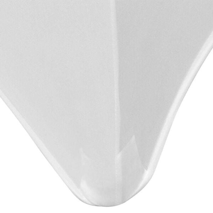 Vidaxl 2er-Set Stretch Tischhussen 120x60,5x74 cm weiß - 30% Rabatt