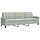 3-Sitzer Samtsofa Hellgrau 210 cm - 35% Rabatt - Ausgepackt