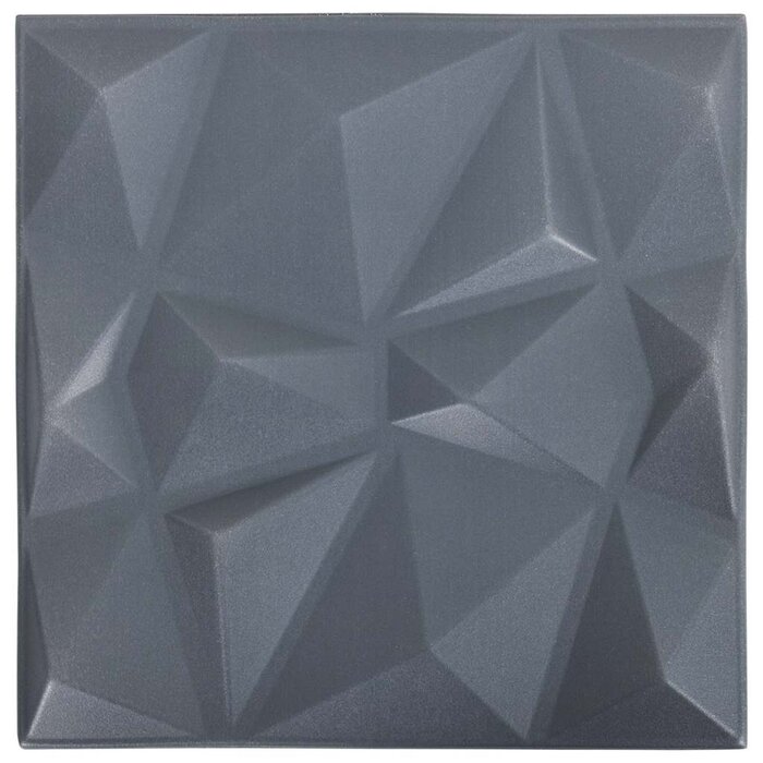 Vidaxl 3D-Wandpaneele Diamant-Optik 50x50 cm, 6 m² Set, 33% Rabatt