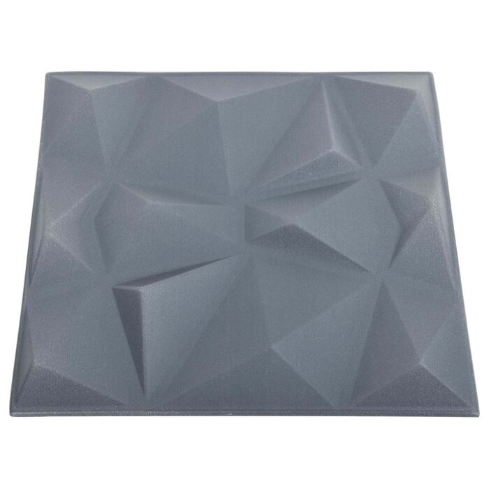 Vidaxl 3D-Wandpaneele Diamant-Optik 50x50 cm, 6 m² Set, 33% Rabatt