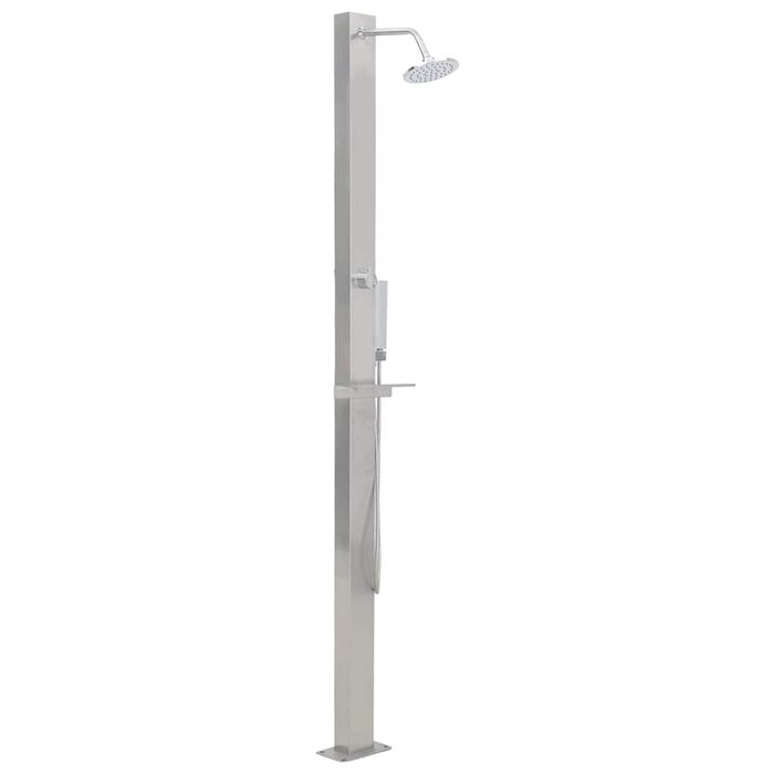 Moderne Edelstahldusche 210 cm - 35% Rabatt - Ausgepackter Artikel