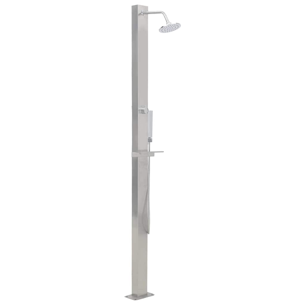 Moderne Edelstahldusche 210 cm - 35% Rabatt - Ausgepackter Artikel