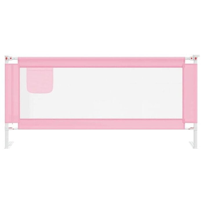 Bettschutzgitter 200x25 cm, Rosa - 33% Rabatt